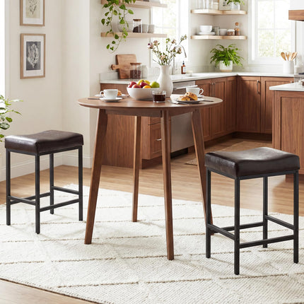 Dreamade 25 Inch Counter Height Bar Chairs for Kitchen Island (2/4)