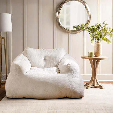Dreamade Bean Bag Chair for Adults Teens Plush Lazy Sofa with Ultra-Soft Velvet Cover & Non-Slip Bottom