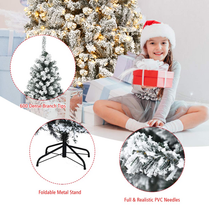 Dreamade 6ft Pre-Lit Artificial Christmas Tree - DreamadeUS
