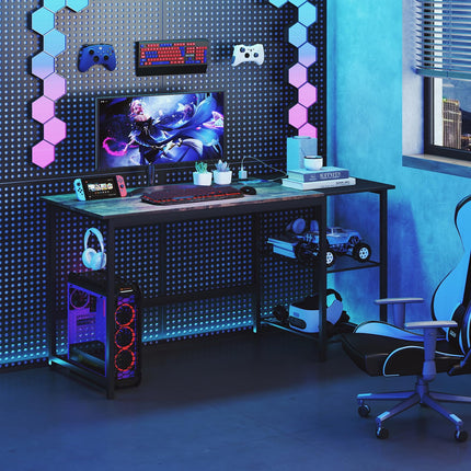 Dreamade 59 Inch Computer Desk with Charging Station