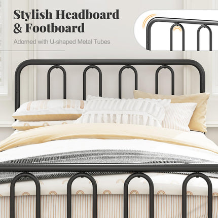Dreamade Full/Queen/King Size Bed Frame with Headboard