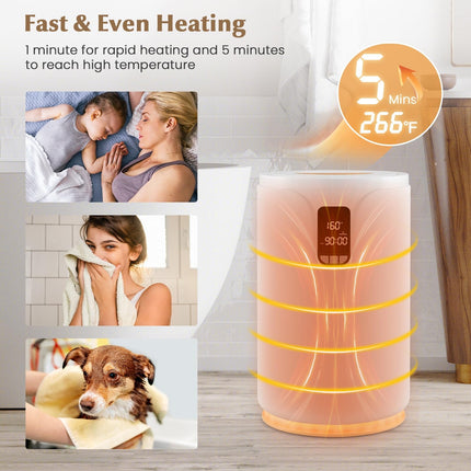 Dreamade Towel Warmer Bucket for Bathroom