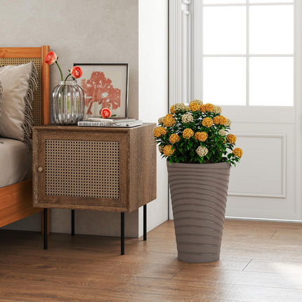 Dreamade 18" Tall Flower Pot Set of 2 Modern Decorative Planter Pots