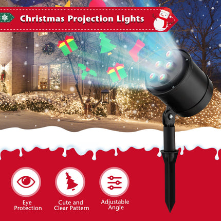 Dreamade Christmas Projector Lights Rotating Projection Lamp with 65° Adjustable Angle