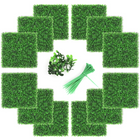 Dreamade 12PCS 20x20inch Artificial Boxwood Panels Garden Privacy Fence Screen