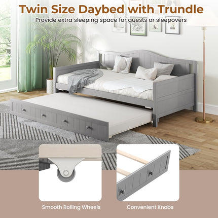 Dreamade Twin Daybed with Trundle