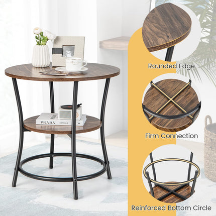 Dreamade Round End Table Set