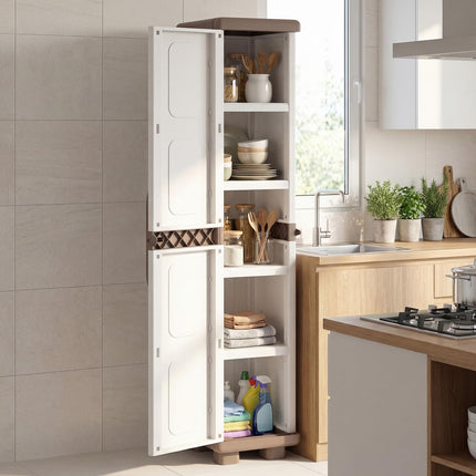 Dreamade 70” Tall Slim Storage Cabinet with Single Door