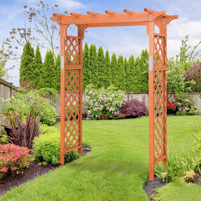 Dreamade 88inch Wood Garden Arbor