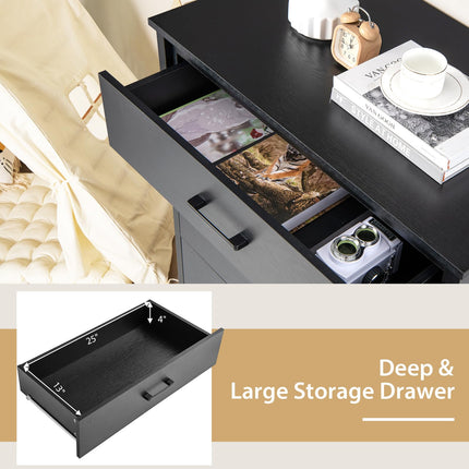 Dreamade 5-Drawer Dresser for Bedroom, 41.5" Storage Cabinet with 5 Drawers