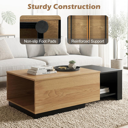 Dreamade Extendable Coffee Table for Living Room