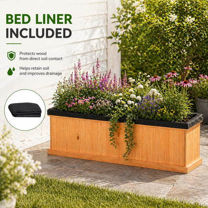 Dreamade Raised Garden Bed with 3 Drainage Holes (44"x10"x12")