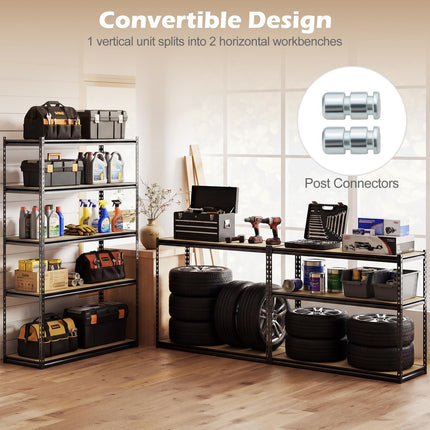 Dreamade 5-Tier Metal Storage Shelves(1/2/3/4)