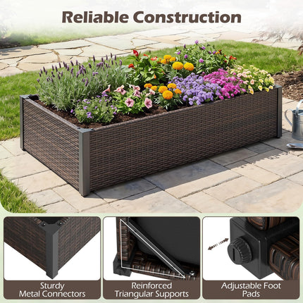 Dreamade Raised Garden Bed for Vegetables Flowers Herbs