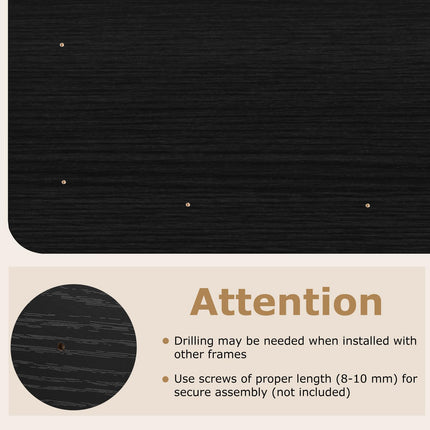 Dreamade 48 x 24 inch Solid Universal Wood Table Top Rectangular Countertop Tabletop