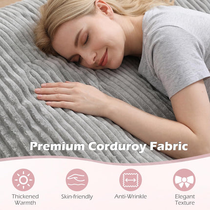 Dreamade Bean Bag Chair for Adults | Stuffed Floor Sofa w/Machine-washable Corduroy Cover