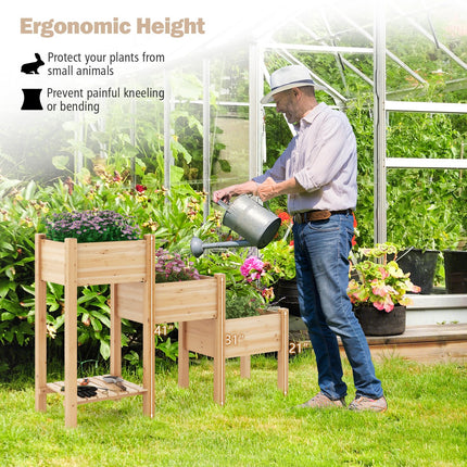 Dreamade Raised Garden Bed Set of 3
