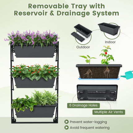 Dreamade Vertical Raised Garden Bed, Hanging & Wall-Mounted Planter Garden Boxes