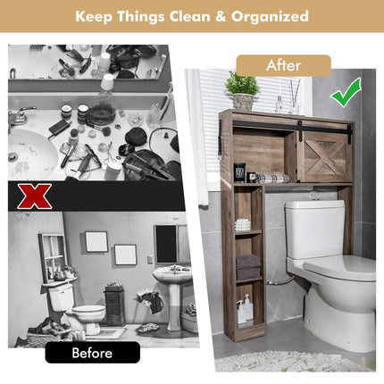 Over The Toilet Storage Cabinet - Dreamade