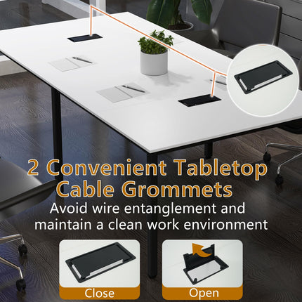 Dreamade 94.5"x 48" Conference Table for 8-10 People