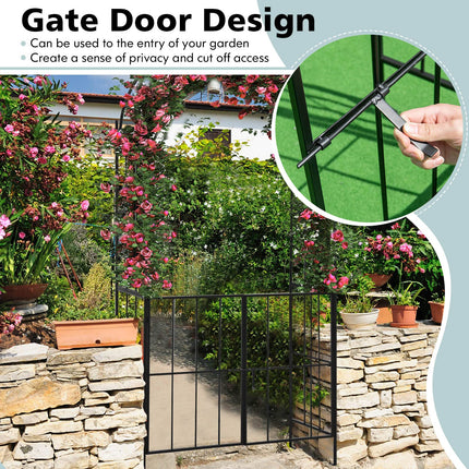 Dreamade Garden Arbor Trellis with Door