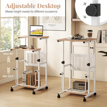 Dreamade Small Standing Desk for School Lecture Home Office