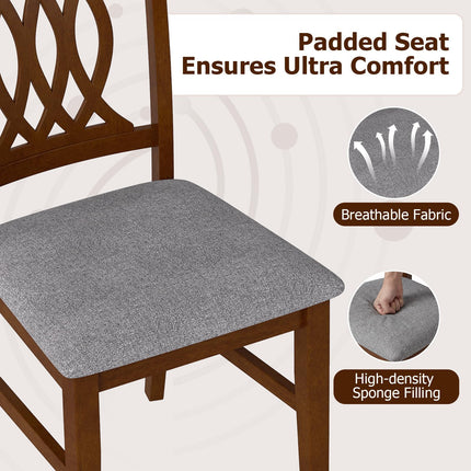 Dreamade Upholstered Dining Chairs Set of 2/4 for Kitchen