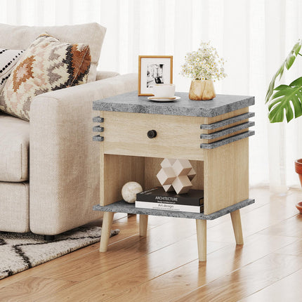 Dreamade Modern Nightstand Set of 1/2