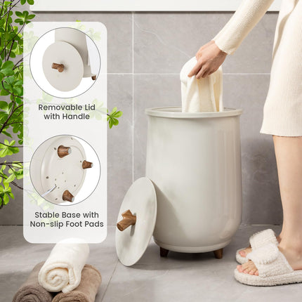 Dreamade 23L Tower Warmer Bucket - Luxury Spa Towel Warmer with 3-Level Heating
