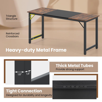 Dreamade 1/2/4/6 PCS 63" x 24" Rectangular Large Meeting Room Desk