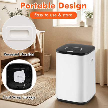 Dreamade 23L Large Hot Towel Heater with Rapid Heating and Adjustable Timer