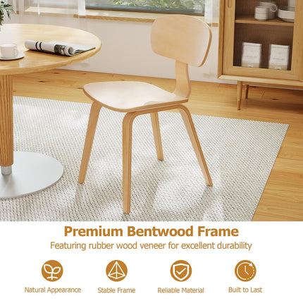 Dreamade Modern Dining Chair Set of 2/4 with Wide Seat