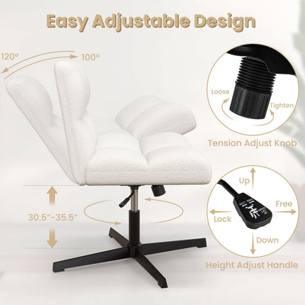 Cross Legged Office Chair - Dreamade