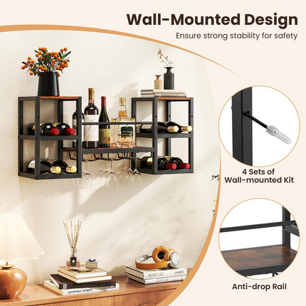 Dreamade Wine Rack Wall Mounted