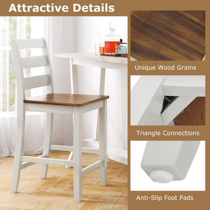 Dreamade Counter Height Bar Stools Set