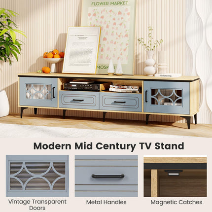 Dreamade Wood TV Stand for TVs up to 80"