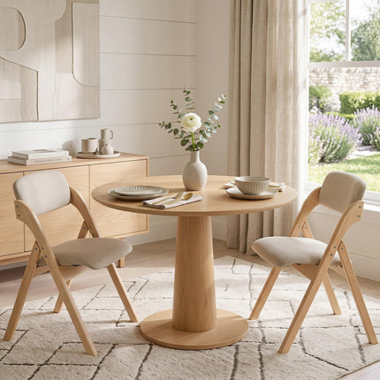 Dreamade Folding Dining Chairs Set of 2/4 | Pre-Assembled Padded Kitchen Chairs