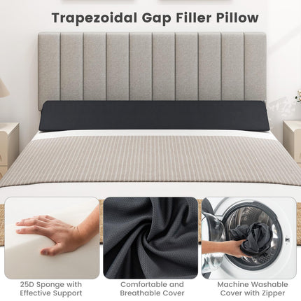 Dreamade Bed Wedge Pillow for Headboard Gap Filler