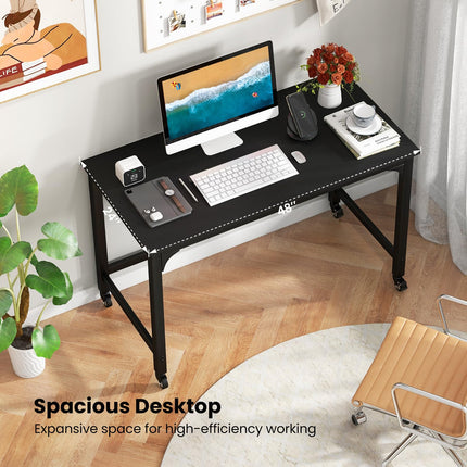 Dreamade 48" Rolling Computer Desk