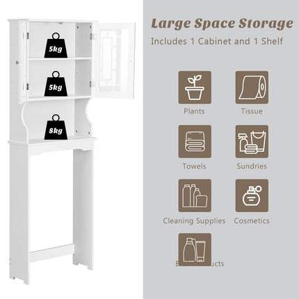Dreamade Over-The-Toilet Bathroom Storage Space