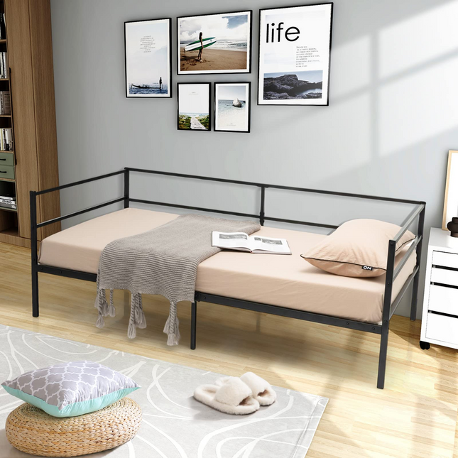 Dreamade Twin Size Metal Daybed Frame