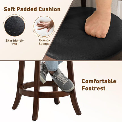 Dreamade Swivel Bar Stools Set