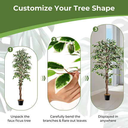 Dreamade Artificial Ficus Tree