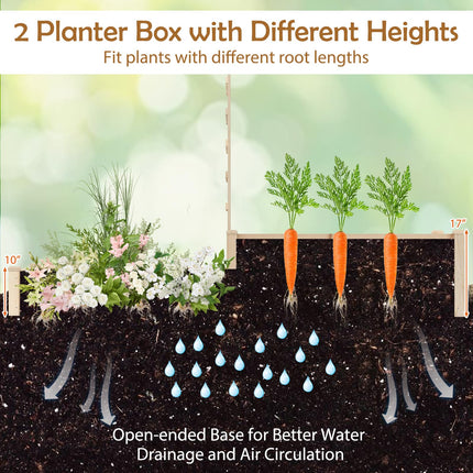 Dreamade Wooden Raised Garden Bed