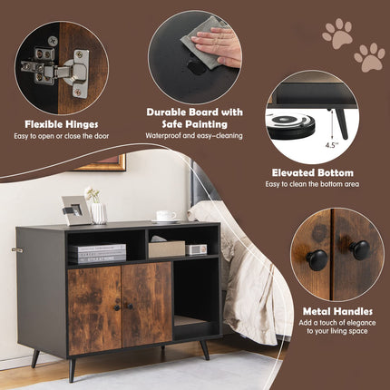Dreamade Cat Litter Box Enclosure