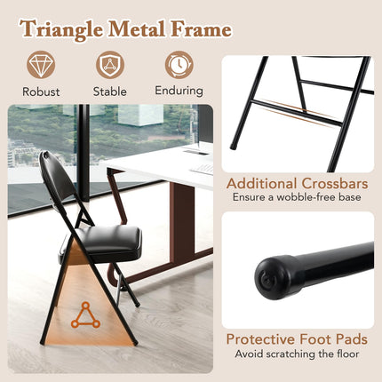 Dreamade Party Chairs with Metal Frame for Indoor Outdoor