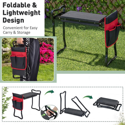 Dreamade Garden Kneeler & Seat Folding Gardening Stool