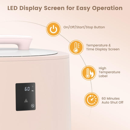 Dreamade Towel Warmer 18L Large Towel Heater with LED Display & Auto Shut Off