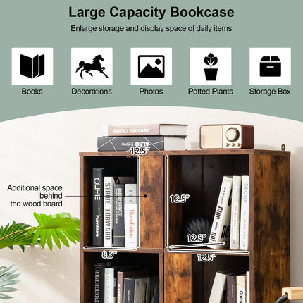 Dreamade 6 Cube Bookcase
