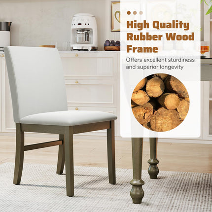 Dreamade Upholstered Dining Chairs Set for Restaurant